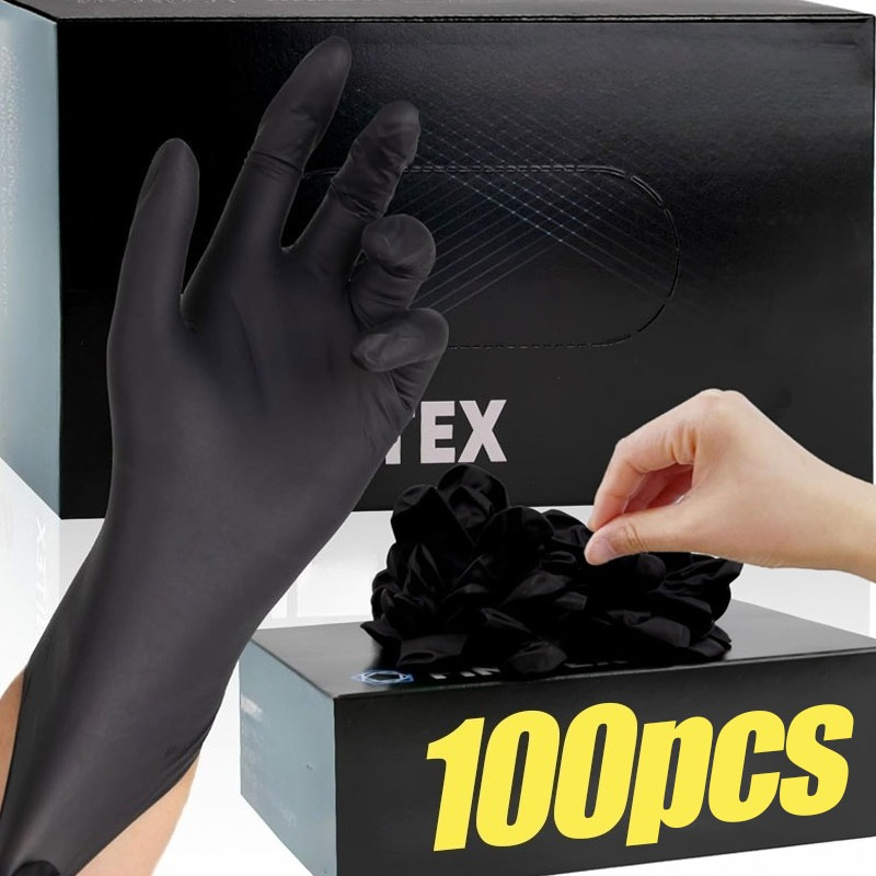 Guantes Desechables Negros Uni - Latex Disposable Glove reseña y precio