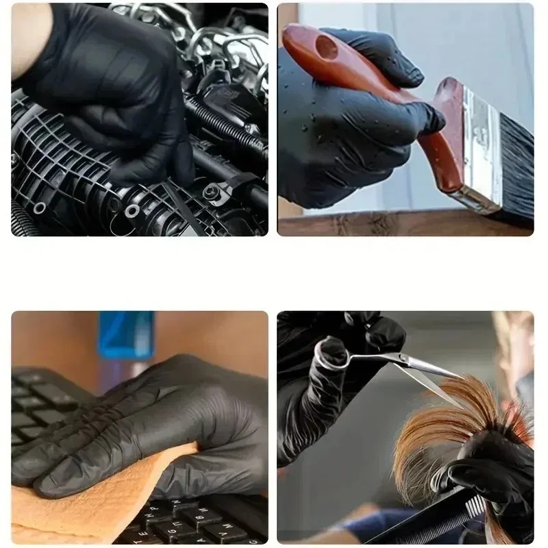 Guantes Desechables Negros Uni - Latex Disposable Glove reseña y precio