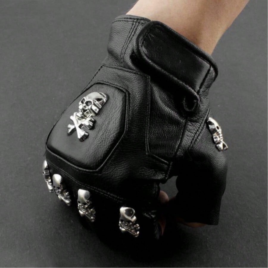Guantes sin dedos de cuero aut - Leather Driving Glove reseña y precio