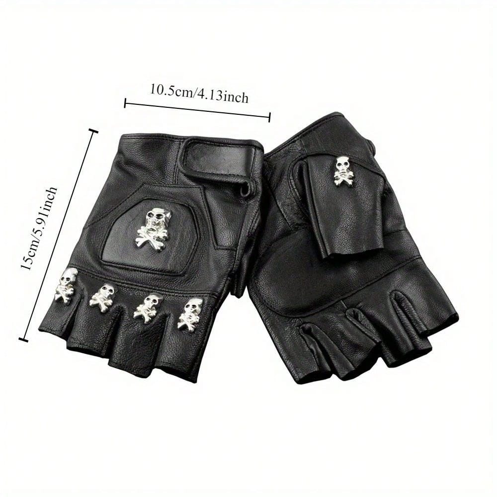 Guantes sin dedos de cuero aut - Leather Driving Glove reseña y precio